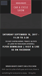 Mobile Screenshot of bergenknightscarshow.com